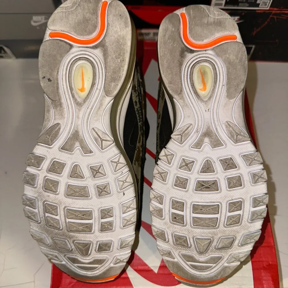 PREOWNED Nike Air Max 97 Premium QS Country Camo Germany US Size 6 AJ2614 204 - Picture 8 of 10